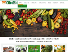Tablet Screenshot of citrobio.com